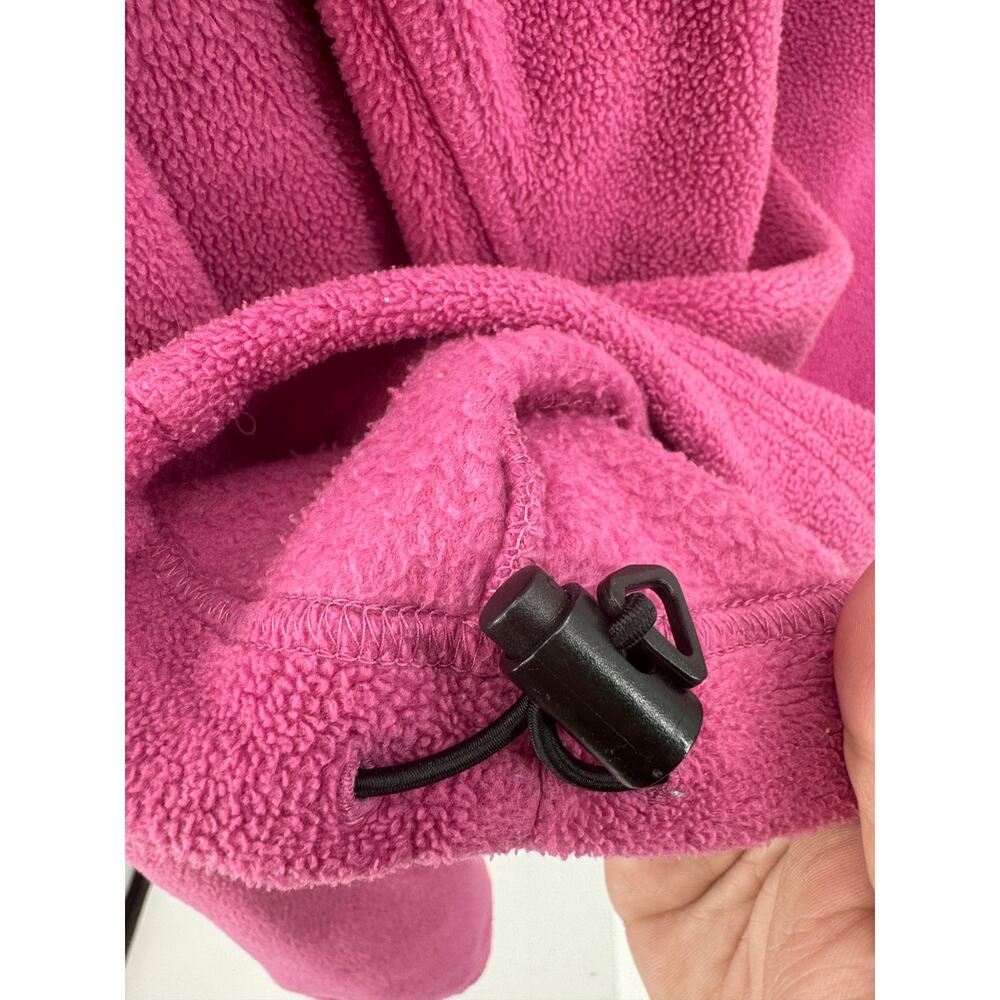 Columbia Pink Benton Springs Zip Up Fleece Jacket Womens L Relaxed Fit Collared - Picture 10 of 10